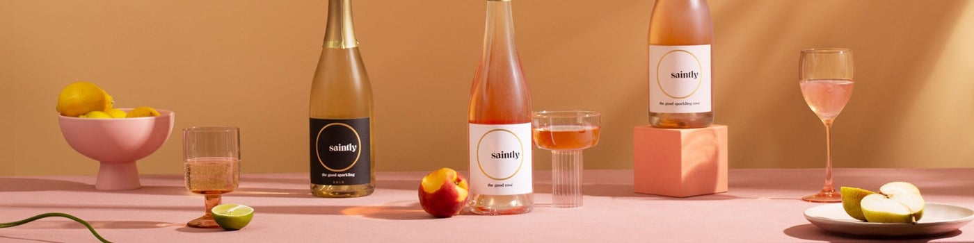 Saintly the Good Sparkling and Rose wines.