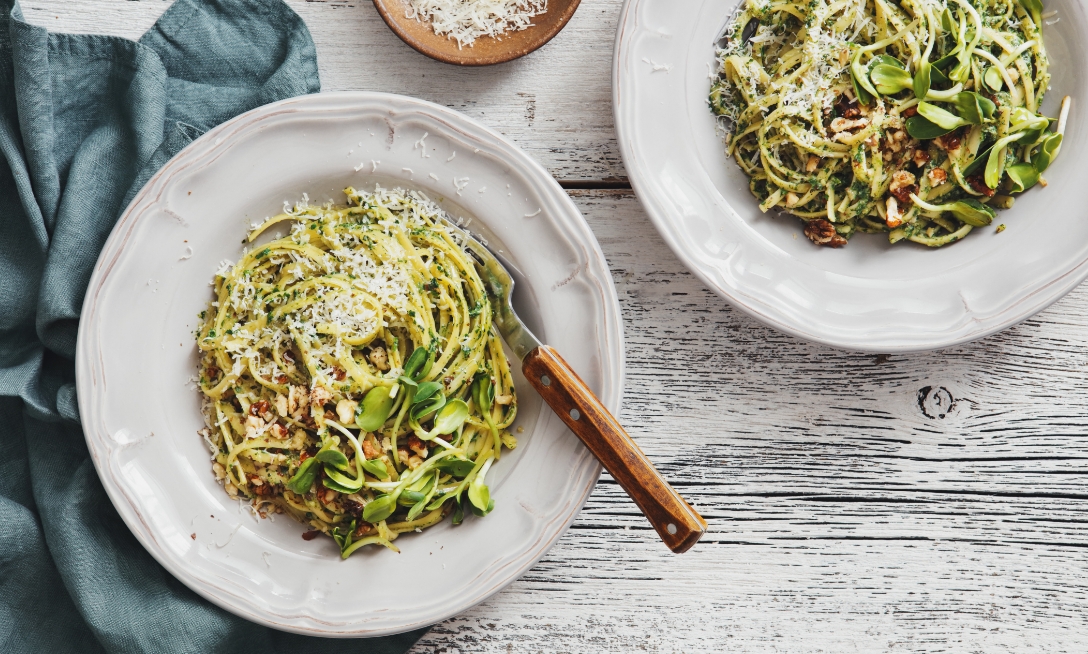  pasta dish with herbs 