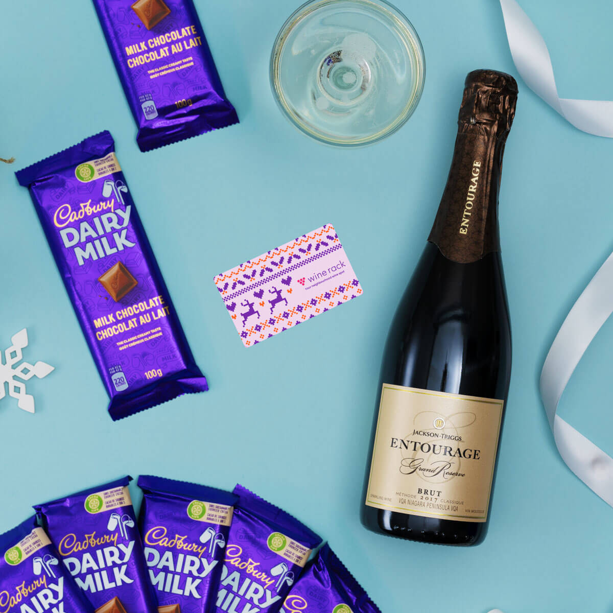 $100 Wine Rack Gift Card + Cadbury Dairy Milk