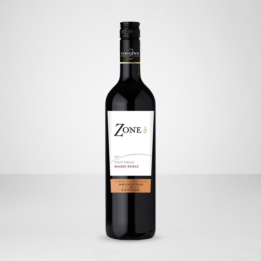 Zone Malbec Shiraz 750 millilitre bottle