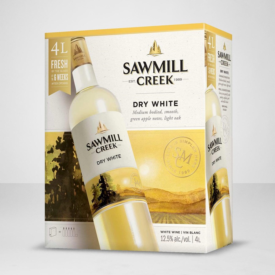 Sawmill Creek Dry White 4 litre bag