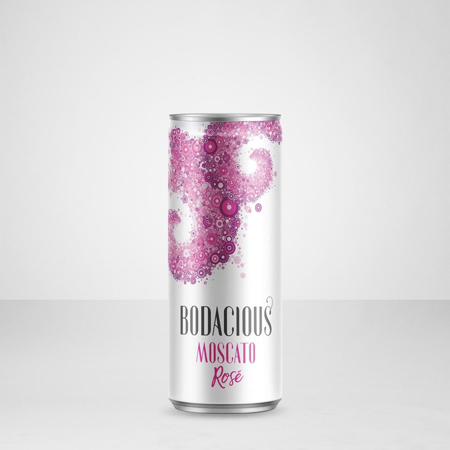 Bodacious Moscato Rose 250 millilitre can