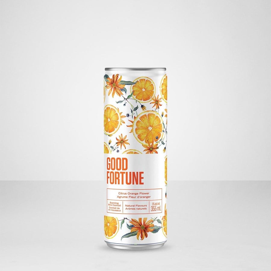 Good Fortune Citrus Orange Flower 355 millilitre can