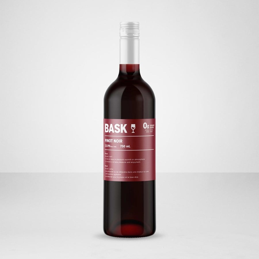 Bask Pinot Noir 750 millilitre bottle