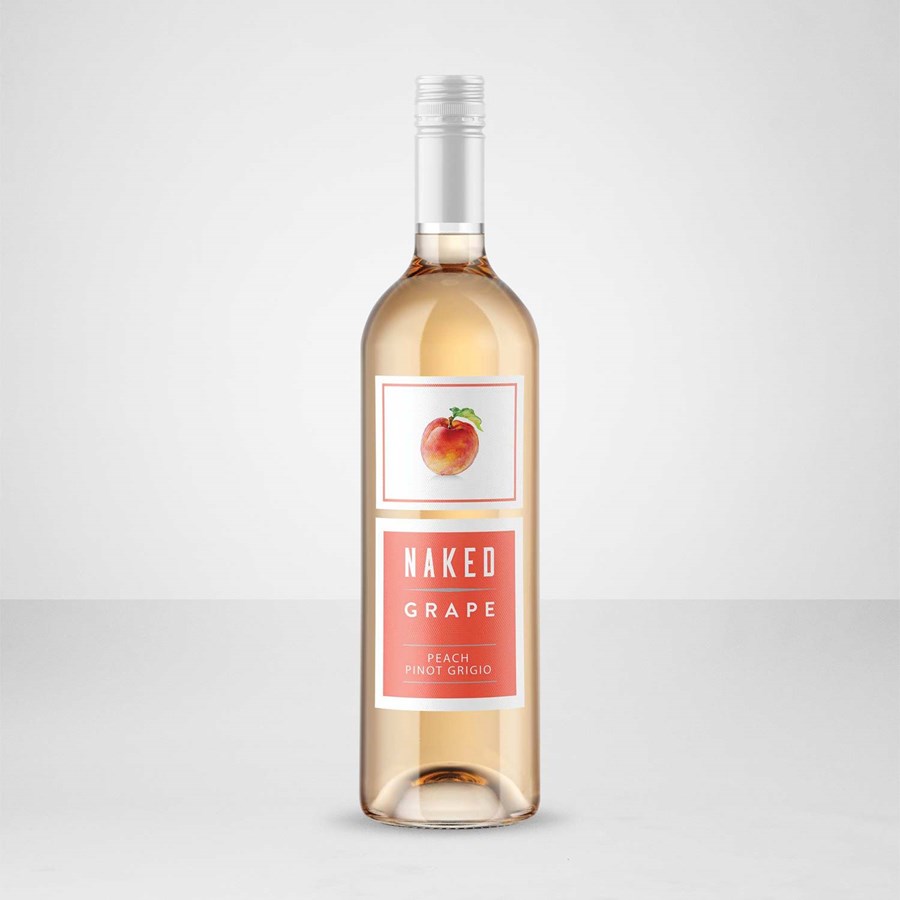 Naked Grape Peach Pinot Grigio 750 millilitre bottle