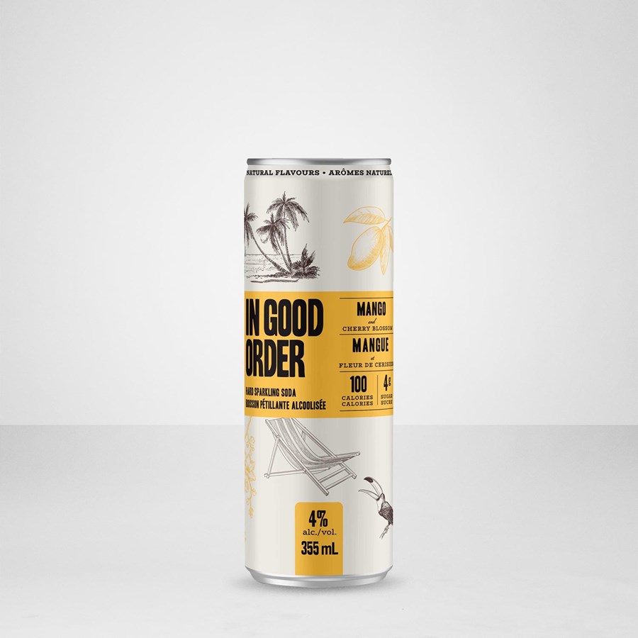 In Good Order Mango Cherry Blossom 355 millilitre can