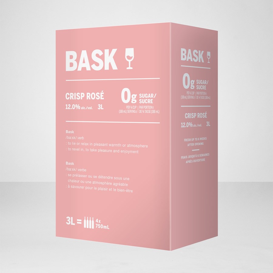 Bask Crisp Rose 3 litre bottle
