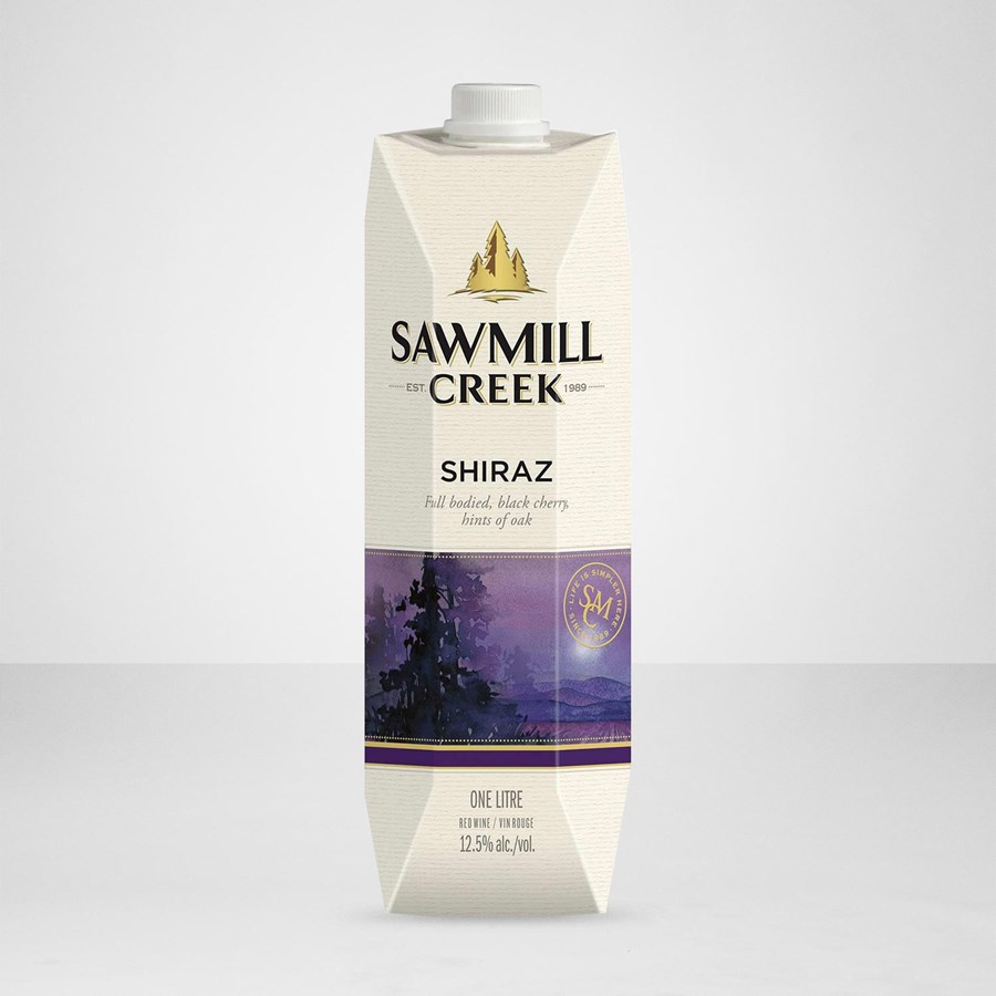 Sawmill Creek Shiraz Tetra 1 litre bottle